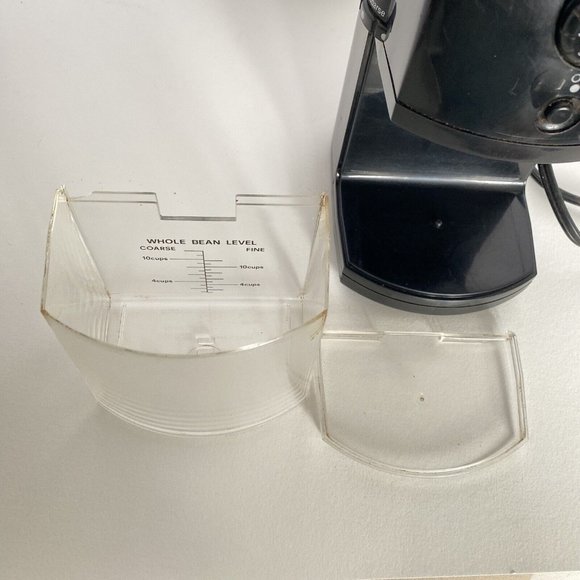 Melitta Electric Coffee Mill Grinder Kitchen Tool Model MEM1B Fine-Course WORKS - Picture 14 of 16